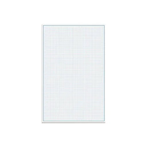 Better Office Products Graph Paper Pad, 17" x 11", 25 Sheets, Blue Line Border, Blueprint Paper, Double Sided, White, 4x4 Blue Quad Rule, Easy Tear Sheets, Grid Paper, Graph Paper