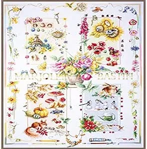 LanArte Four Seasons Counted Cross Stitch Kit