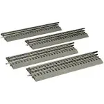 4 Pack Lionel Trains O Gauge FasTrack 10 inch Straight Track Sections # 12014 