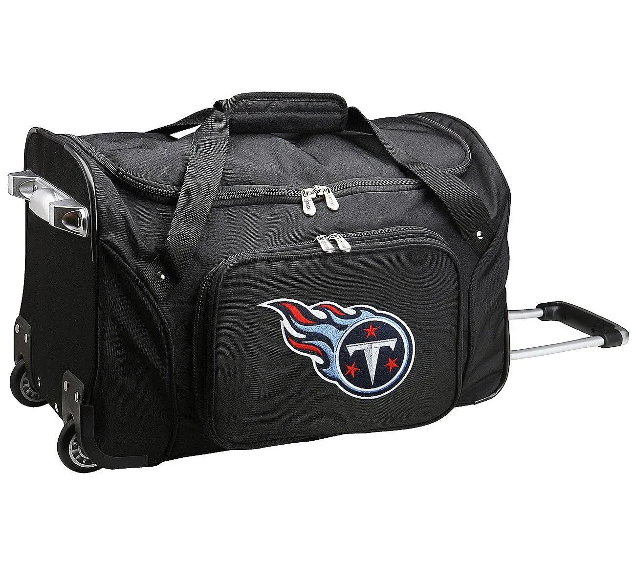 Tennessee Titans 22" 2-Wheeled Duffel Bag - Black