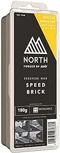 Swix North Speed Brick Warm Spring Freeride Wax, 180g, Yellow