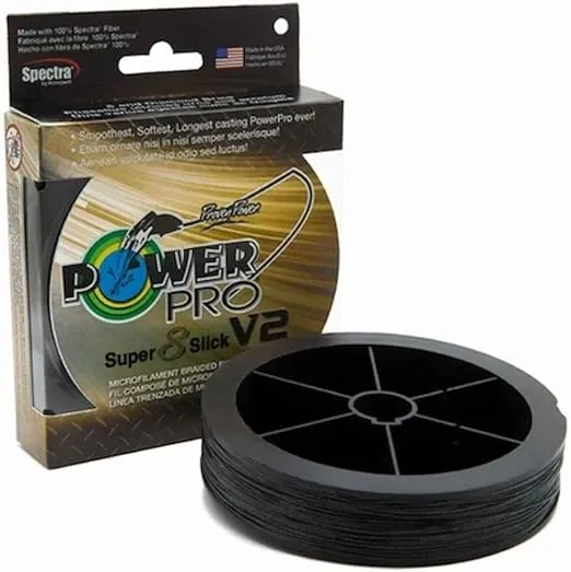 POWER PRO Super8Slick V2 Onyx Black Braided Line