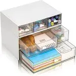 Stackable Desktop Storage Box - White