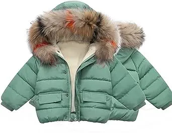 Actoyo Baby Boy Girl Winter Warm Ear Hooded Coat Jacket Newborn Infant Lamb Cashmere Hoodie Outerwear For 0-18M