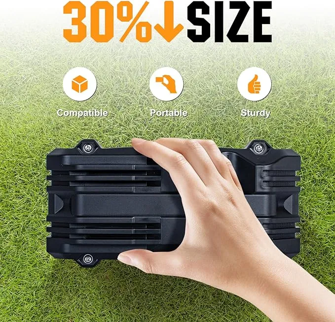 ECO-WORTHY Portable 12V Lithium Battery, 20Ah LiFePO4 Deep Cycle Rechargeable Battery, Built-in BMS, 4000+ Cycles,Perfect for Outdoor Camping Fishing RV Marine Trolling Motor Fishfinder