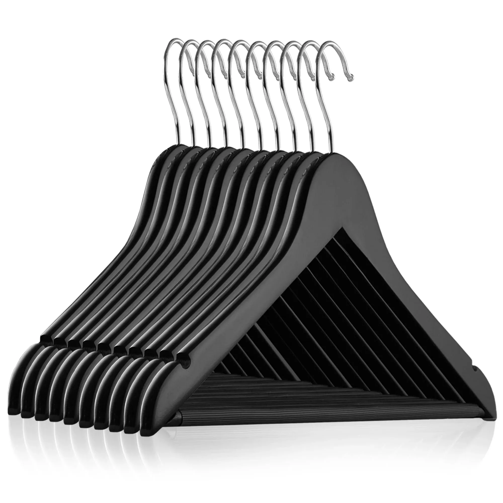 Casafield 10 Wooden Suit Hangers