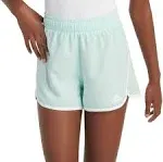 adidas Girls' Elastic Waistband Retro Woven Gym Shorts