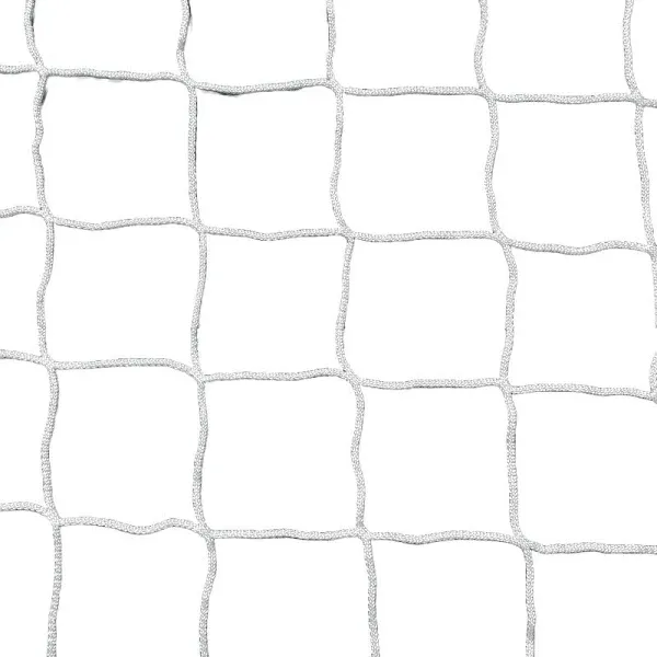 PEVO Sports Co. PEVO 6.5x12 White Soccer Goal Net- PE - 6.5' x 12' x 3' x 6.5' - 4mm - Knotless