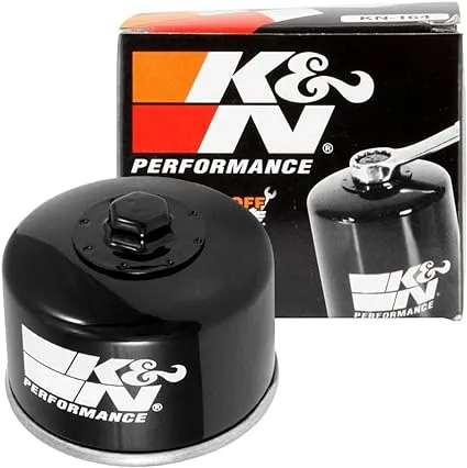 K&N Motorcycle Oil Filter: High Performance, Premium, Designed to be used with Synthetic or Conventional Oils: Fits Select BMW Motorcycles, KN-164