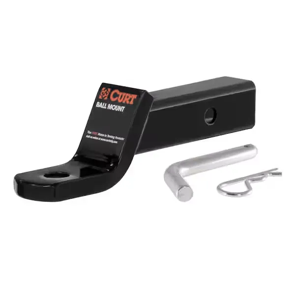 CURT Class 3 7,500 lbs. 2 in. Drop Trailer Hitch Ball Mount Draw Bar with Pin (2 in. Shank, 7-1/2 in. Long, in Bag) 45033