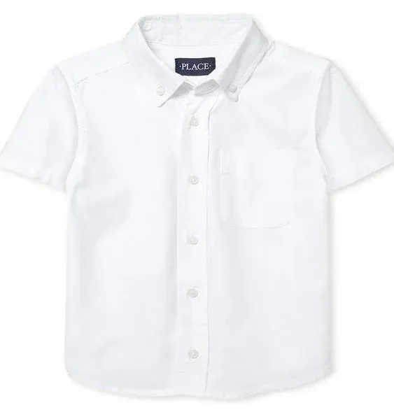 Boys Uniform Oxford Button Down Shirt - White