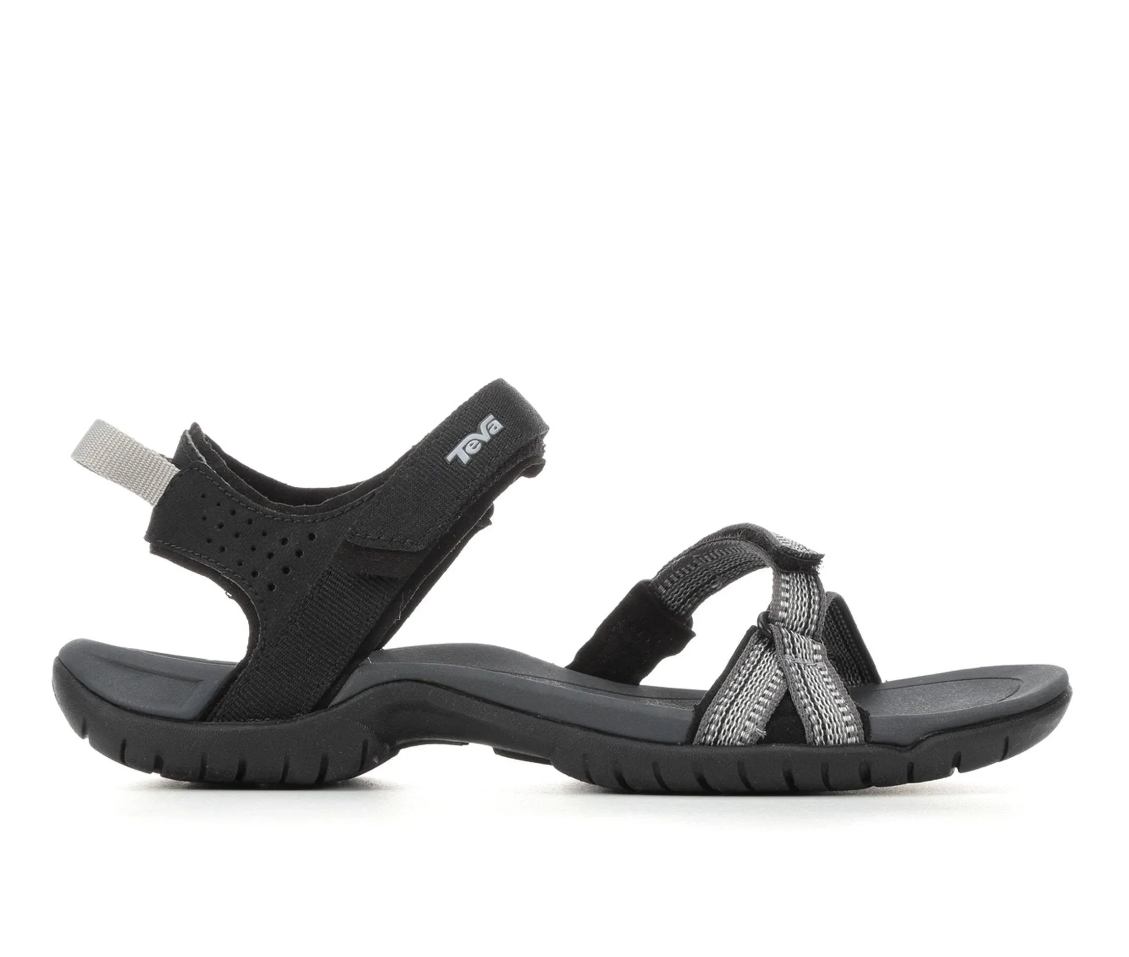 WOMEN'S VERRA VEGAN SANDAL ANTIGUOUS BLACK MULTI