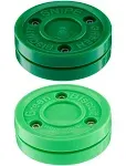 BRAND NEW Green Biscuit Bonus 2 Pack Original &amp; Snipe Hockey&#039;s Best Off Ice Puck