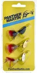 Panther Martin PMMF3 3 Pack Kit Red Tail Spinners