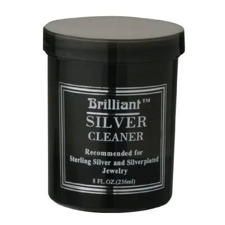 Brilliant Silver Dip Cleaner, Black 8 Oz