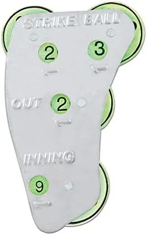 Champion Sports 4-Wheel Steel Umpire Indicator - Strikes, Balls, Outs, Innings