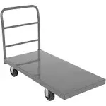 Vestil Ecspt-2448 Steel Platform Truck, Rubber Casters