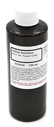 Aldon Innovating Science Reagent-Grade Iodine Solution, 100mL - The Curated Chemical Collection