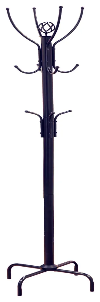 Metal Coat Rack in Black