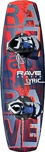 Rave Sports Lyric Premier Wakeboard With Bindings Package - Red