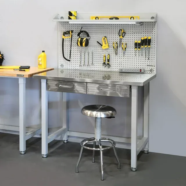 Seville Classics UltraHD Lighted Workbench