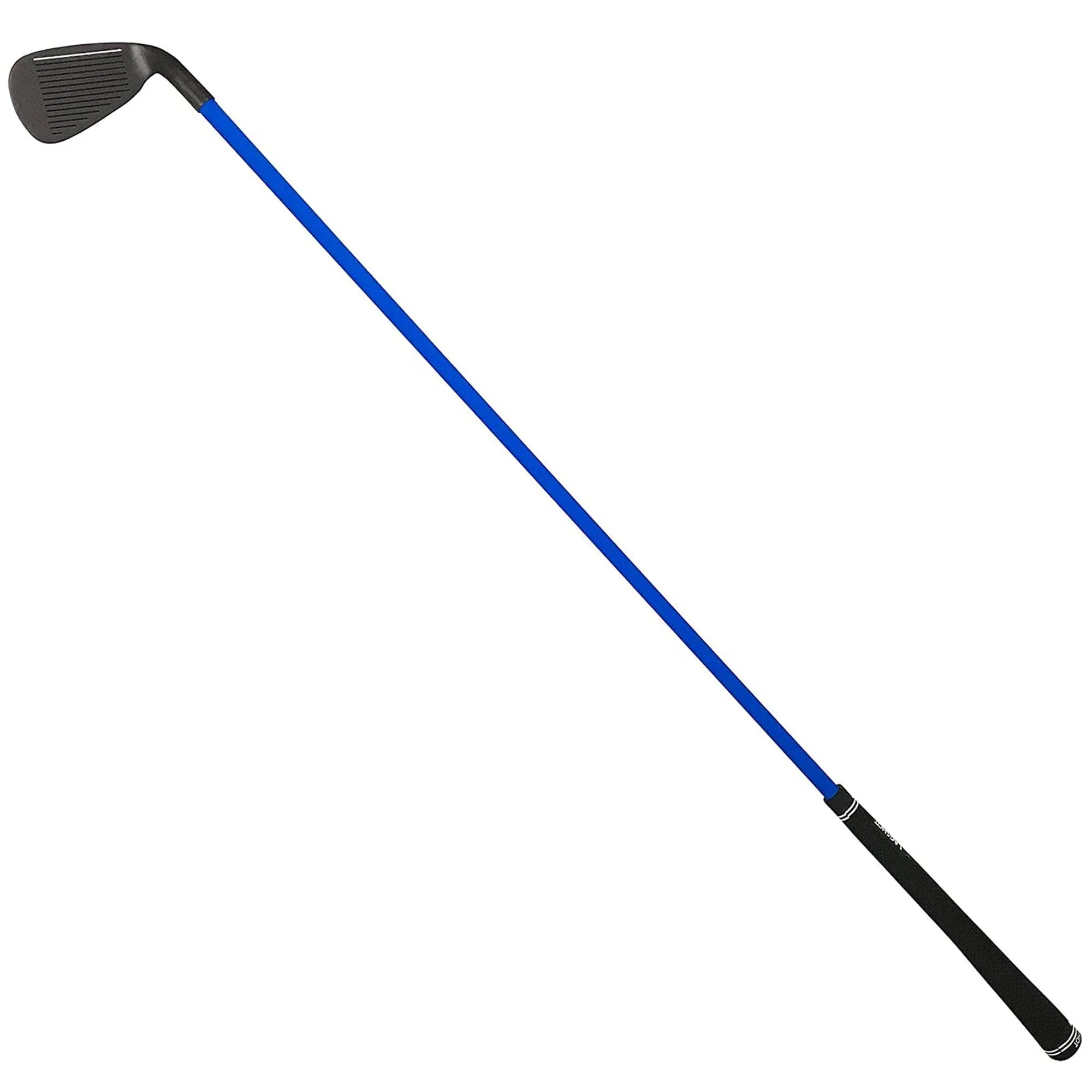 Lag Shot 7 Iron Golf Club Swing Trainer -Left Handed, Men, Black/Blue (Open Box)