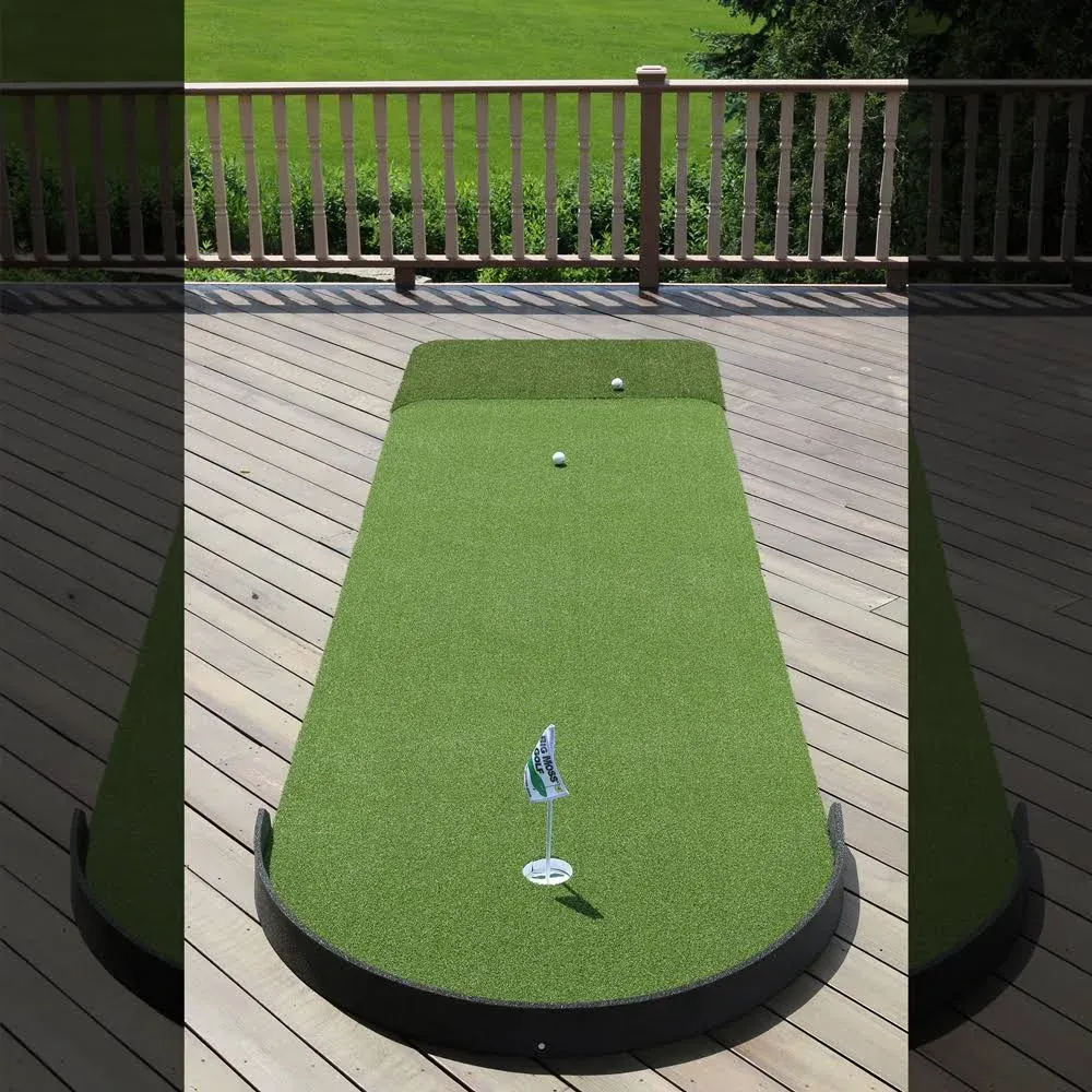 Big Moss Golf Commander V2 Series 4'x15' Patio Practice Putting Chipping Green