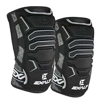 Exalt Paintball Freeflex Knee Pads Black Small