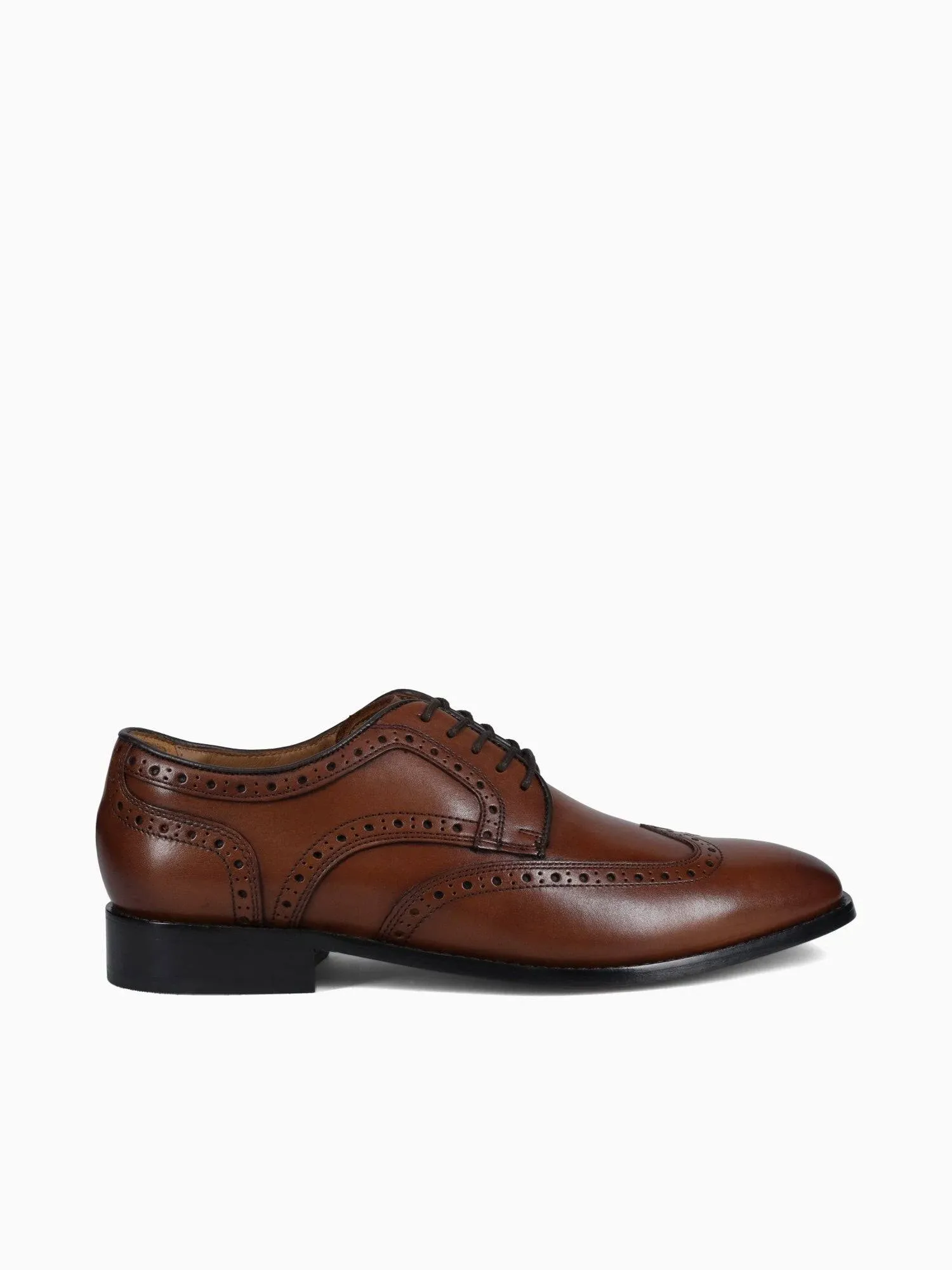 Conetta Wingtip Oxford Cognac Leather