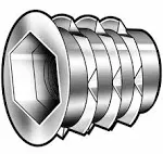 E-Z Lok 951618-13 5/16-18, Zinc Alloy Flanged Hex Drive Insert