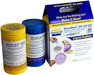 Ecoflex™ 00-30 Super-Soft, Platinum Cure Silicone Rubber, Pint Unit