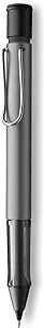 LAMY AL-star graphite - Mechanical Pencil with transparent, ergonomic grip & lightweight aluminum body - including LAMY M 41 fine line refill 0.5 mm & eraser tip