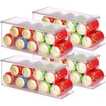 Stackable Can Organizer w/ Lid for Fridge &amp; Pantry