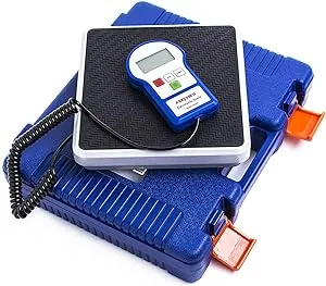 Kozyvacu 220lbs Digital Electronic Refrigerant Charging Weight Scales for HVA...