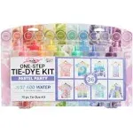 Tulip One Step Tie Dye Kit Pastel Party, 12 Colors