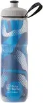 Polar Sport Insulated Contender Water Bottle - 24oz, Blue/Silver