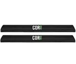 Cor Surf Aero Car Roof Rack Pads for Surfboard, Kayak, SUP, Snowboard, Paddleboard and Canoe for Large Aero Bars (Black, 28" Narrow)