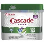 Cascade Platinum Fresh Scent Dishwasher Detergent Pods ActionPacs Tabs - 48 Count