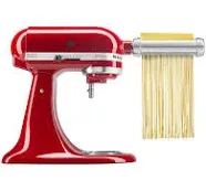 KitchenAid KSMPRA 3-Piece Pasta Roller and Cutter Attachment Set - Stainless Steel