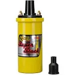 Ignition Coil - Super Stock - Canister - Oil Filled - 1.400 ohm - Female Socket - 42000V - Yellow - Each