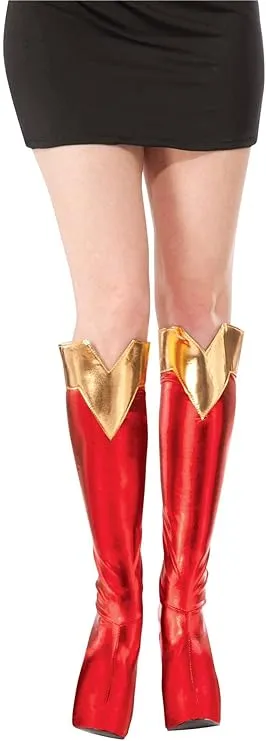 Supergirl Adult Boot Tops