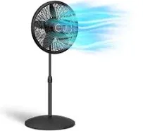 Lasko - Elegance & Performance 18" Pedestal Fan - Black