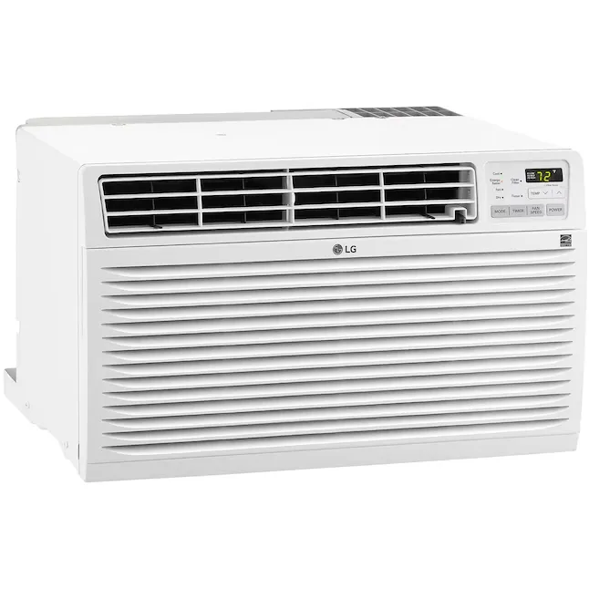 10,000 BTU 230-Volt Through-the-Wall Air Conditioner Cools 450 Sq. Ft. with Heater and remote in White