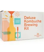 The Kombucha Shop, Deluxe Organic Kombucha Starter Kit - Six Swing Top Bottle...