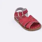 Salt Water Sandals by Hoy Shoe The Original Sandal, Red, 4 Toddler