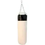 Life Gears Black Canvas Punching Bag with Chains