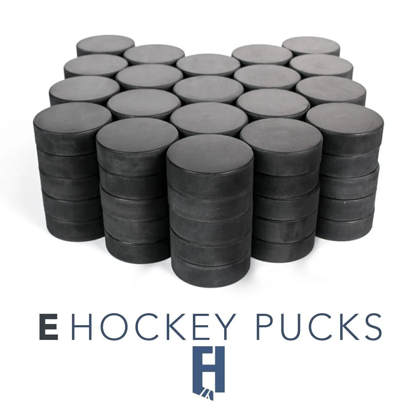 Hockey Pucks Bulk - 100 Hockey Pucks per Case - Official 6 oz. Standard Size and Weight for Game and Practice. Great for Pond or Rink. Multi-Use Durable Rubber Discs/Pads