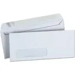 Universal Peel Seal Strip Business Envelope, #10, Window, White, 500/Box - UNV36005