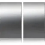 Funrous 2 Pcs 304 Stainless Steel Sheet,12 x 6 x 0.018 Inch Metal Sheet for Crafting, Flat Sheets of Metal for Kitchen DIY Craft Making, Not Magnetic (12 x 6 x 0.018 Inch)