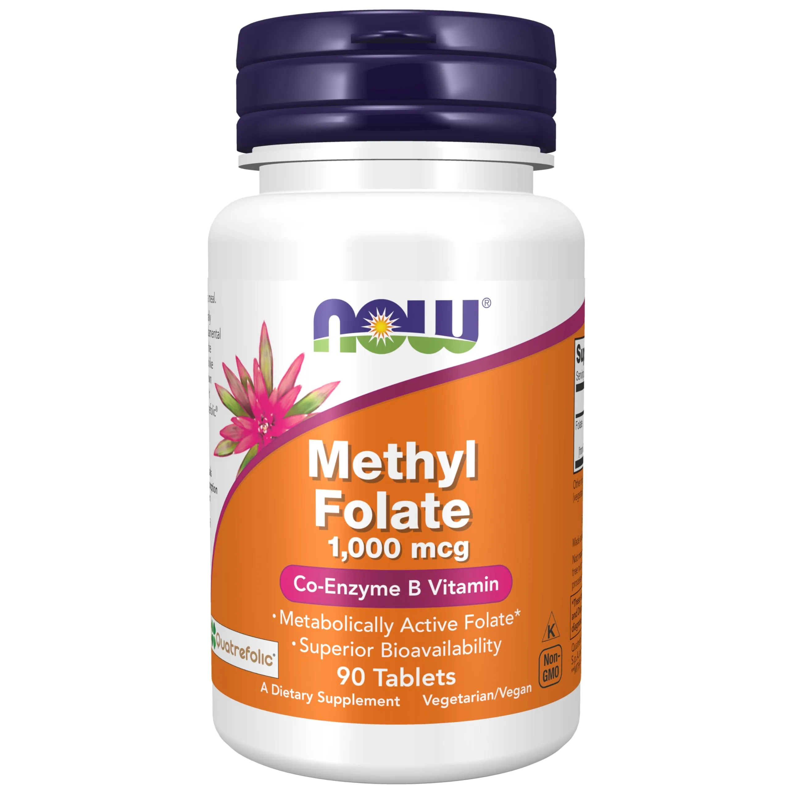 Now Foods Methyl Folate 1000mcg - 90 Tablets